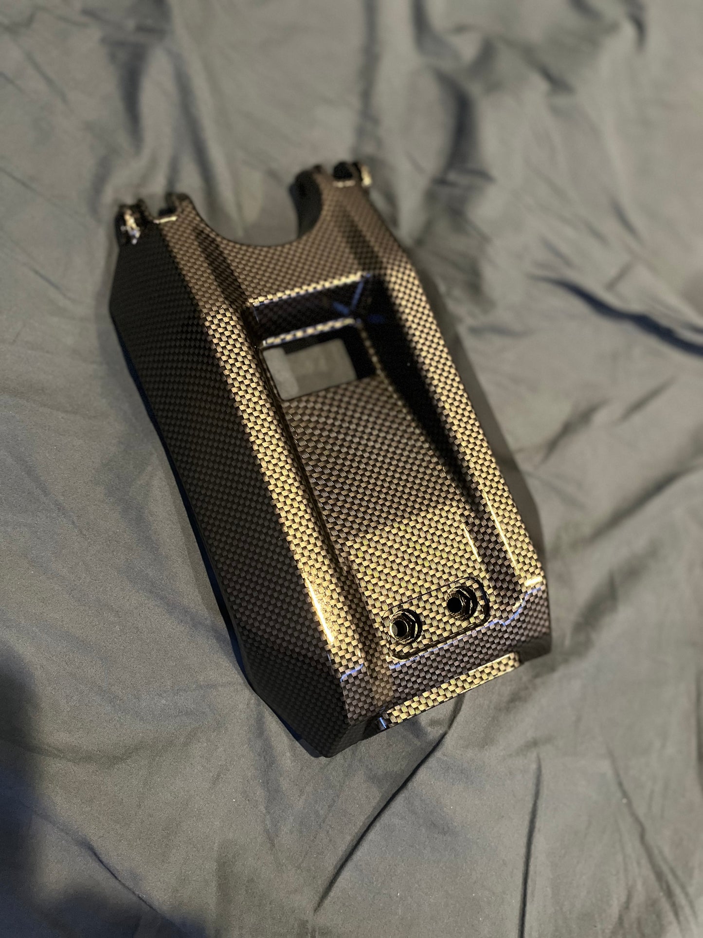 Carbon fiber battery lid for Surron LBX E-Moto