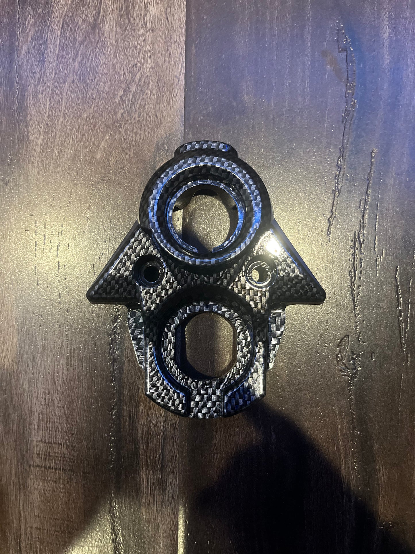 Carbon fiber Surron LBX key ignition cover